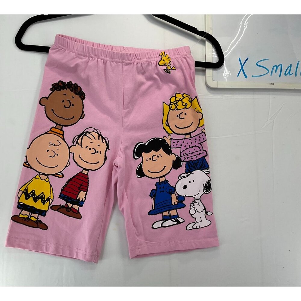 Peanuts Pink Lounge Shorts Featuring Charlie Brown & Friends